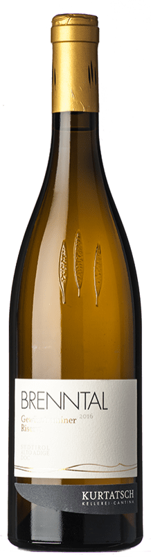 32,95 € Envio grátis | Vinho branco Cortaccia Brenntal Reserva D.O.C. Alto Adige