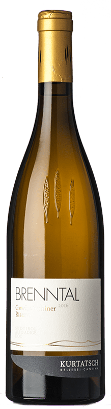 27,95 € | White wine Cortaccia Riserva Brenntal Reserve D.O.C. Alto Adige Trentino-Alto Adige Italy Gewürztraminer Bottle 75 cl