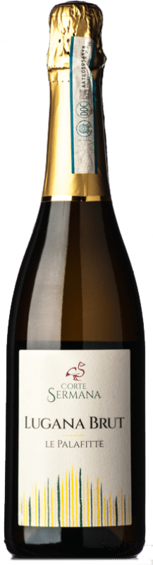 23,95 € Envío gratis | Espumoso blanco Corte Sermana Le Palafitte Brut D.O.C. Lugana