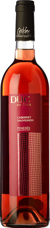 Free Shipping | Rosé wine Covides Duc de Foix Rosat D.O. Penedès Catalonia Spain Cabernet Sauvignon 75 cl