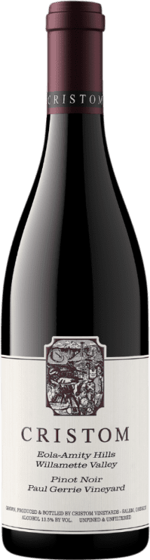 Free Shipping | Red wine Cristom Estate MT Jefferson Cuvée Aged I.G. Willamette Valley Oregon United States Pinot Black 75 cl