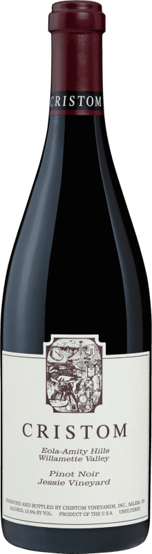 Envio grátis | Vinho Tinto Cristom Estate Jessie Single Vineyard — Parcela Única, Non Filtrato — Não Filtrado Crianza I.G. Willamette Valley Oregon Estados Unidos Pinot Noir 75 cl