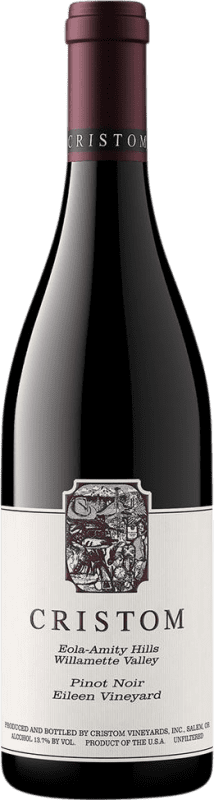 Spedizione Gratuita | Vino Rosso Cristom Estate Eileen Single Vineyard — Vigneto Unico, Non Filtrato Crianza — Invecchiato in Botte I.G. Willamette Valley Oregon stati Uniti Pinot Nero 75 cl