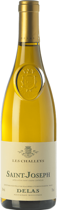 32,95 € | 白ワイン Delas Frères Les Challeys Blanc A.O.C. Saint-Joseph ローヌ フランス Roussanne, Marsanne 75 cl