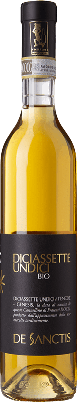 Envio grátis | Vinho doce Sanctis Diciassette Undici D.O.C.G. Cannellino di Frascati Lácio Itália Malvasia del Lazio Biológico Garrafa Medium 50 cl