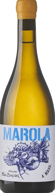 Free Shipping | White Wine Atlantic Galician Marola & Mass D.O. Rías Baixas Galicia Spain Albariño — Albarinho 75 cl