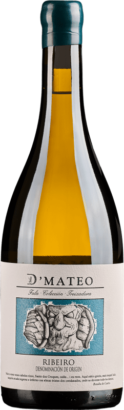 免费送货 | 白葡萄酒 Atlantic Galician D'Mateo Colección Treixadura D.O. Ribeiro 加利西亚 西班牙 Loureiro — 卢雷罗, Treixadura — 特雷哈杜拉 75 cl