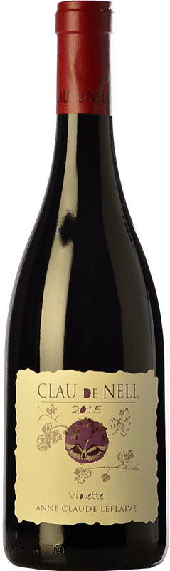 Free Shipping | Red wine Clau de Nell Cuvée Violette Aged A.O.C. Anjou Loire France Cabernet Sauvignon, Cabernet Franc 75 cl