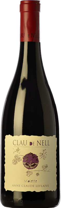Free Shipping | Red wine Clau de Nell Cuvée Violette Aged A.O.C. Anjou Loire France Cabernet Sauvignon, Cabernet Franc Organic 75 cl