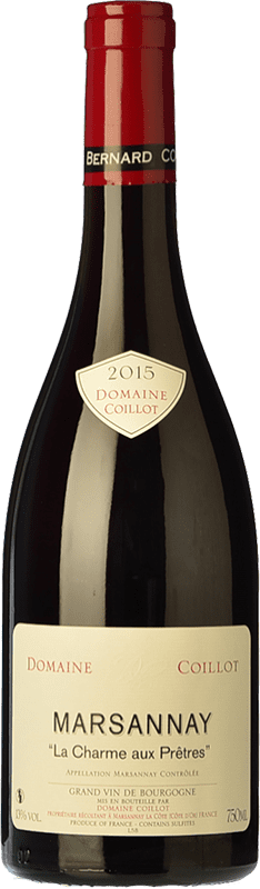 Free Shipping | Red Wine Domaine Coillot Marsannay La Charme Aux Prêtres Crianza — Aged A.O.C. Côte de Nuits Burgundy France Pinot Noir 75 cl