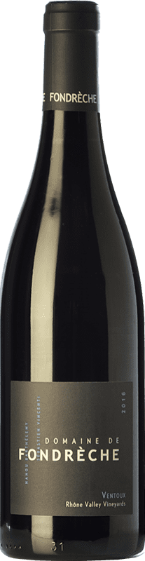 免费送货 | 红酒 Fondrèche Rouge 橡木 A.O.C. Côtes du Ventoux 罗纳 法国 Syrah, Grenache, Monastrell 75 cl