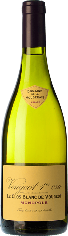 免费送货 | 白酒 La Vougeraie Blanc Premier Cru 岁 A.O.C. Clos de Vougeot 勃艮第 法国 Chardonnay, Pinot Grey, Pinot White 75 cl