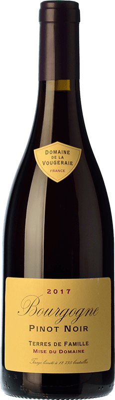 29,95 € | Vino rosso La Vougeraie Terres de Famille Rouge Crianza A.O.C. Bourgogne Borgogna Francia Pinot Nero 75 cl