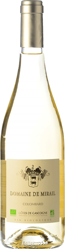 9,95 € | Vin blanc Domaine de Mirail I.G.P. Vin de Pays Côtes de Gascogne France San Colombano, Colombard 75 cl