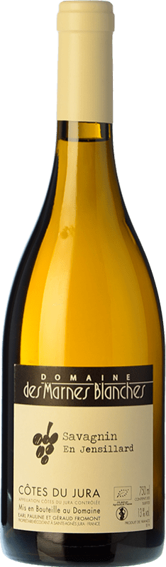 Free Shipping | White wine Marnes Blanches Jensillard Ouillé Aged A.O.C. Côtes du Jura Jura France Savagnin Organic 75 cl