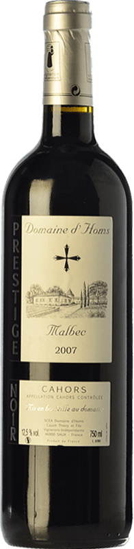 Spedizione Gratuita | Vino Rosso Domaine d'Homs Prestige Giovane A.O.C. Cahors Piemonte Francia Malbec 75 cl