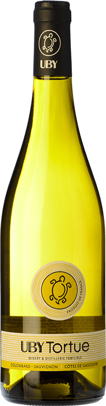 8,95 € | Vinho branco Domaine Uby Tortues Colombard Sauvignon I.G.P. Vin de Pays Côtes de Gascogne França Sauvignon Branca, San Colombano 75 cl