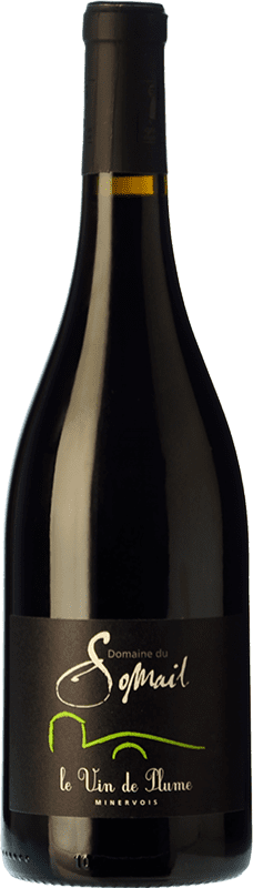 Free Shipping | Red wine Domaine du Somail Le Vin de Plume Aged A.O.C. Minervois Languedoc France Syrah, Mourvèdre Organic 75 cl