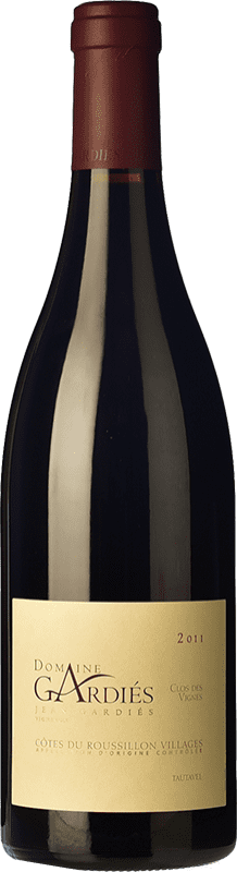 33,95 € Spedizione Gratuita | Vino rosso Domaine Gardiès Clos des Vignes Rouge Crianza A.O.C. Côtes du Roussillon Villages