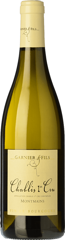 Бесплатная доставка | Белое вино Garnier Montmains старения A.O.C. Chablis Premier Cru Бургундия Франция Chardonnay 75 cl