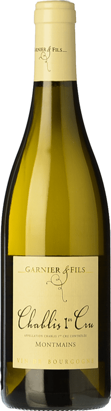 Spedizione Gratuita | Vino bianco Domaine Garnier Montmains Crianza A.O.C. Chablis Borgogna Francia Chardonnay 75 cl