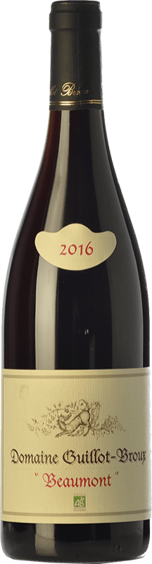 Free Shipping | Red wine Guillot-Broux Mâcon-Cruzille Rouge Beaumont Aged A.O.C. Mâcon Burgundy France Gamay 75 cl