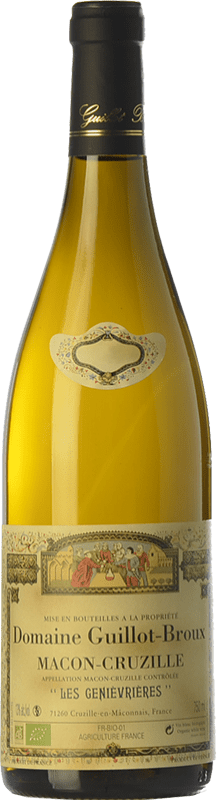 Envoi gratuit | Vin blanc Guillot Broux Mâcon-Cruzille Geniévrières Blanc Crianza A.O.C. Mâcon Bourgogne France Chardonnay 75 cl