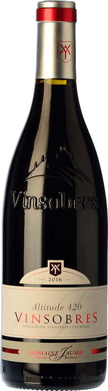 12,95 € | Red wine Domaine Jaume Altitude 420 Young A.O.C. Vinsobres Rhône France Syrah, Grenache 75 cl