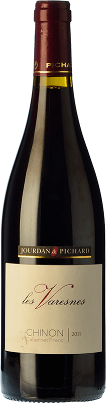 Kostenloser Versand | Rotwein Jourdan & Pichard Les Varesnes Alterung A.O.C. Chinon Loire Frankreich Cabernet Franc Ökologisch 75 cl