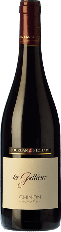 Free Shipping | Red wine Jourdan & Pichard Les Gallières Aged A.O.C. Chinon Loire France Cabernet Franc 75 cl