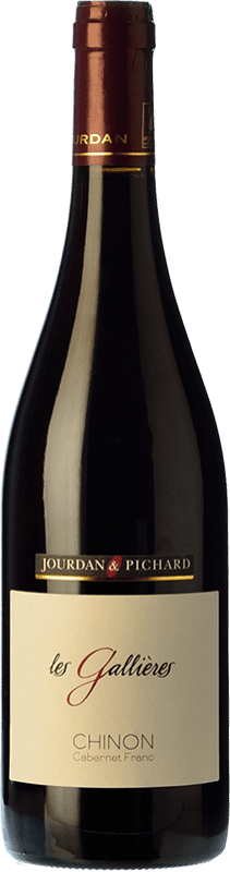 Kostenloser Versand | Rotwein Jourdan & Pichard Les Gallières Alterung A.O.C. Chinon Loire Frankreich Cabernet Franc Ökologisch 75 cl