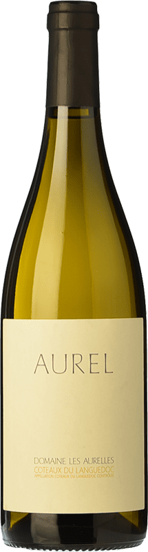 Free Shipping | White wine Domaine Les Aurelles Aurel Blanc Aged A.O.C. Coteaux du Languedoc Languedoc France Roussanne Organic 75 cl