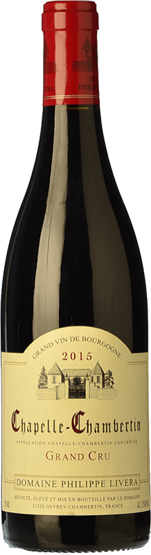 Free Shipping | Red Wine Philippe Livera Grand Cru, Non Filtrato — Unfiltered Crianza — Aged A.O.C. Chambertin Burgundy France Pinot Noir 75 cl