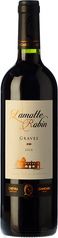 送料無料 | 赤ワイン Domaine Quancard Lamotte Robin 高齢者 A.O.C. Graves ボルドー フランス Merlot, Cabernet Sauvignon, Cabernet Franc 75 cl