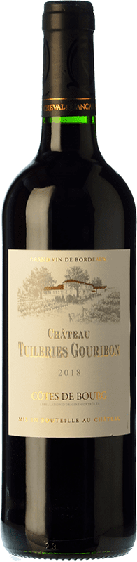 10,95 € | Red wine Domaine Quancard Château Tuileries Gouribon Young A.O.C. Côtes de Bourg Bordeaux France Merlot, Cabernet Sauvignon 75 cl