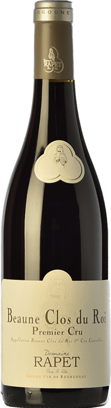 Free Shipping | Red wine Père Rapet Premier cru Clos du Roi Aged A.O.C. Côte de Beaune Burgundy France Pinot Black 75 cl