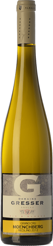 Envio grátis | Vinho branco Rémy Gresser Moenchber Crianza A.O.C. Alsace Grand Cru Alsácia França Riesling 75 cl