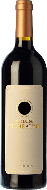 免费送货 | 红酒 Richeaume Tradition 年轻的 普罗旺斯 法国 Merlot, Syrah, Cabernet Sauvignon, Carignan 75 cl