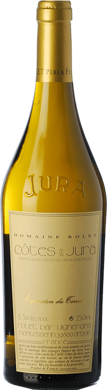 Бесплатная доставка | Белое вино Rolet Père Expression du Terroir старения A.O.C. Côtes du Jura Jura Франция Chardonnay, Savagnin 75 cl