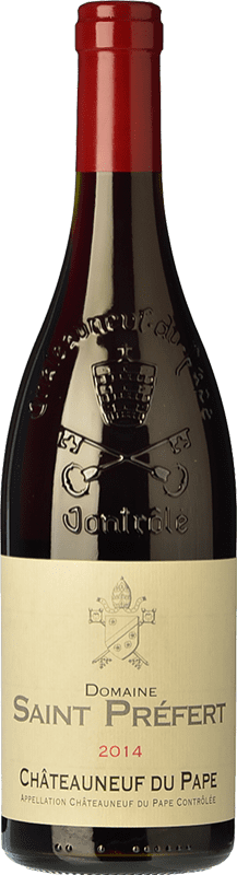 35,95 € | Vin rouge Saint-Préfert Jeune A.O.C. Châteauneuf-du-Pape Rhône France Syrah, Grenache, Monastrell, Cinsault 75 cl