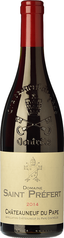 Envío gratis | Vino tinto Saint-Préfert Joven A.O.C. Châteauneuf-du-Pape Rhône Francia Syrah, Garnacha, Monastrell, Cinsault 75 cl