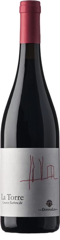 Envio grátis | Vinho tinto DonnaLia La Torre D.O.C. Canavese Piemonte Itália Barbera 75 cl