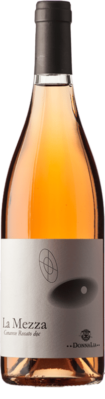 Envio grátis | Vinho Rosé DonnaLia La Mezza D.O.C. Canavese Piemonte Itália Nebbiolo 75 cl