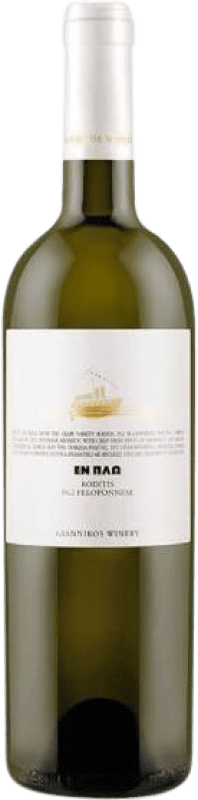 Free Shipping | White wine Giannikos Winery At Sea I.G. Peloponeso Peloponeso Greece Rhoditis Organic 75 cl