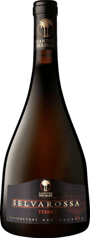 32,95 € | Red wine Due Palme Selvarossa Terra Reserve D.O.C. Salice Salentino Puglia Italy Malvasia Black, Negroamaro 75 cl