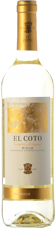 5,95 € | Vinho branco Coto de Rioja Blanco Semidulce D.O.Ca. Rioja La Rioja Espanha Chardonnay 75 cl