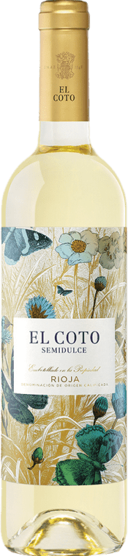 5,95 € | 白酒 Coto de Rioja Blanco 半干半甜 D.O.Ca. Rioja 拉里奥哈 西班牙 Chardonnay 75 cl