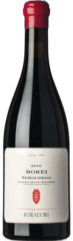 58,95 € Spedizione Gratuita | Vino rosso Foradori Morei Cilindrica I.G.T. Vigneti delle Dolomiti Biologico