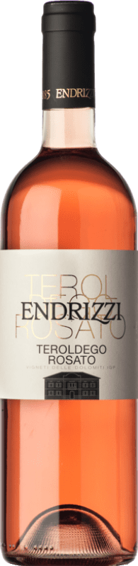 免费送货 | 玫瑰酒 Endrizzi Rosato I.G.T. Vigneti delle Dolomiti 特伦蒂诺 - 上阿迪杰 意大利 Teroldego 75 cl