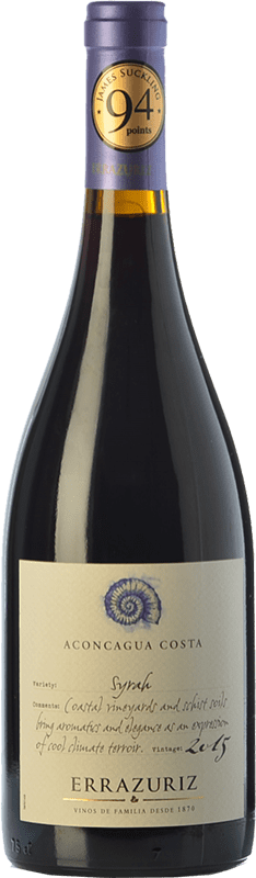 Free Shipping | Red wine Viña Errazuriz Aconcagua Costa Aged I.G. Valle del Aconcagua Aconcagua Valley Chile Syrah 75 cl